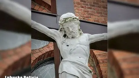 Strzelał do krzyża, uszkodził figurkę Chrystusa. "Nie potrafił powiedzieć dlaczego"
