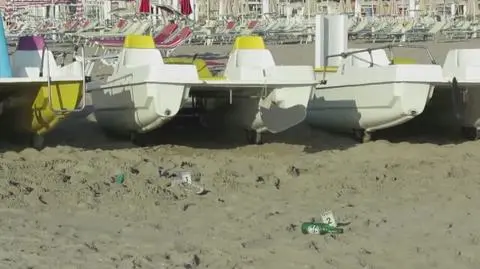 Napaść na parę Polaków na plaży w Rimini