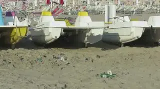 Napaść na parę Polaków na plaży w Rimini