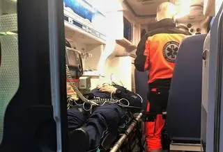 Policjanci podtruli się dymem