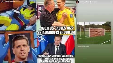 "Minister obrony narodowej". Internet zalały memy z Wojciechem Szczęsnym