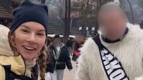 Biały miś z Krupówek wdarł się do kampanii wyborczej