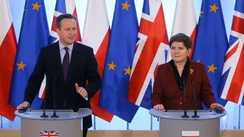 Cameron w Warszawie. Szydło: chcemy, aby Wielka Brytania pozostała w UE