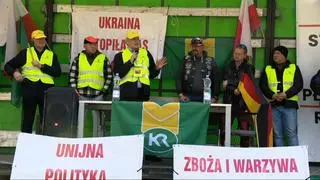 Protestują przeciw napływowi produktów rolno-spożywczych z Ukrainy