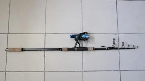 W torbie znajdowały się wędki