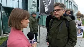 Igor Tuleya w rozmowie z reporterką TVN24