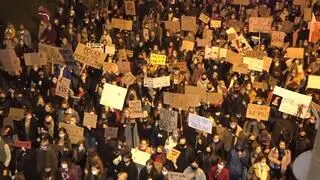 Protest przeciw decyzji Trybunału Konstytucyjnego (27 października 2020 roku, Szczecin)