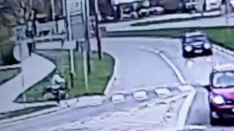 Potrącił rowerzystę i odjechał