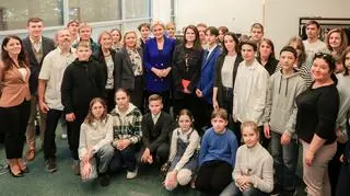 Agata Kornhauser-Duda "zachęcała młodych ludzi do pokonywania strachu"