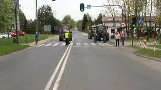 Protest rolników w Łodzi