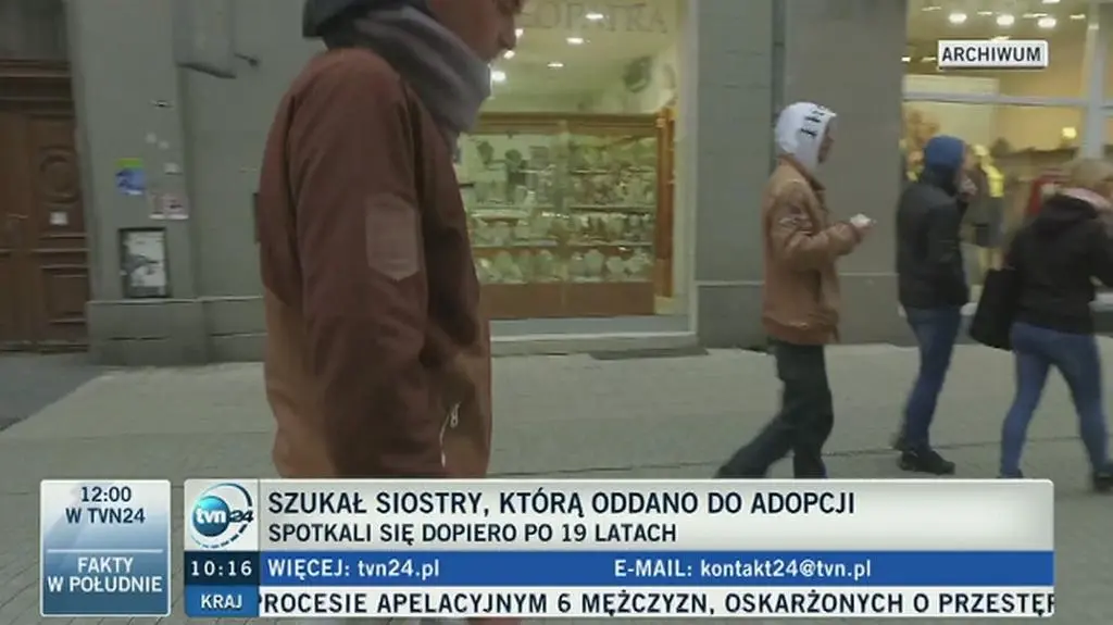 Patryk odnalazł siostrę po latach rozłąki
