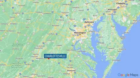Charlottesville mapa