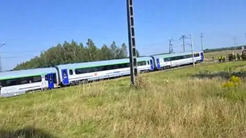 Pociąg wypadek - Sokolniki Suche