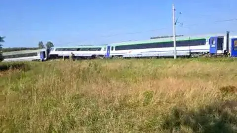 Pociąg wypadek - Sokolniki Suche