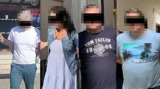 Trzech mężczyzn i kobieta podejrzanych o czerpanie zysków z nierządu