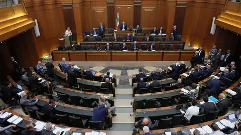 Posiedzenie parlamentu Libanu