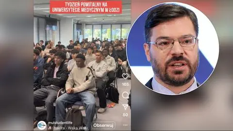 Post Stanisława Tyszki o nowych studentach medycyny w Łodzi