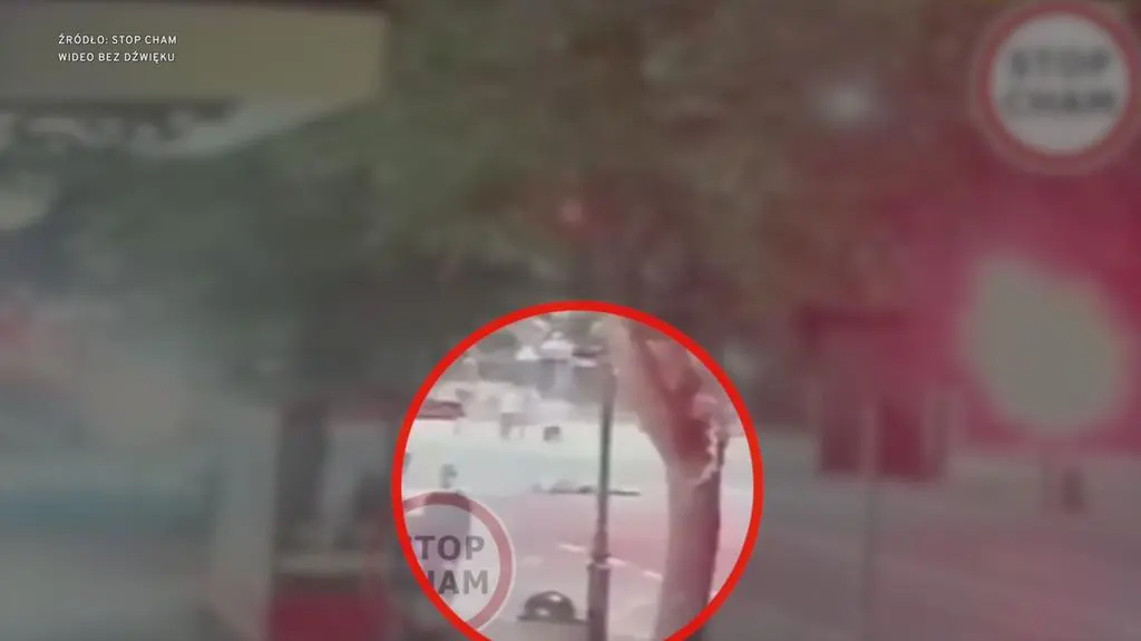 Potrącenie na pasach w Suwałkach