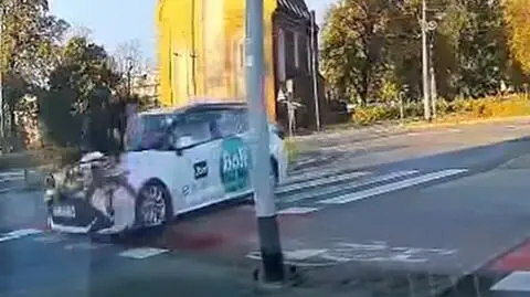 Potrącenie rowerzysty w Elblągu