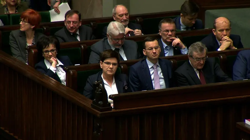 Początek przemówienia Schetyny