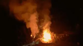 Nocny pożar skansenu, spłonął bezcenny kościół. "Niestety, nie jest to zły sen"
