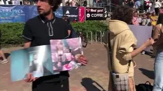 Protest w Mińsku przeciwko brutalności białoruskiej milicji
