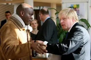 Shaun Bailey oraz Boris Johnson