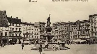 Nowy Targ i fontanna Neptuna, 1905-1910