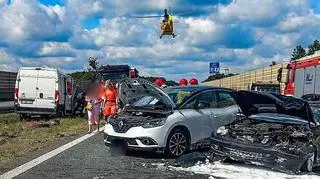 Wypadek na A2