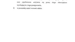 Postanowienie Sądu Okręgowego w Rzeszowie w sprawie Mariusz Trynkiewicza