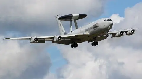 AWACS lata nad polskim niebem