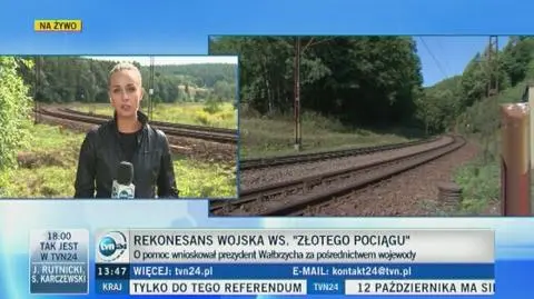 Żołnierze będą szukać złotego pociągu
