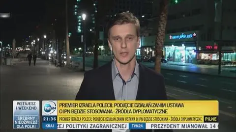 Korespondent TVN24 o komunikacie izraelskiego MSZ