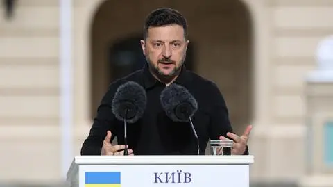 Prezydent Ukrainy Wołodymyr Zełenski