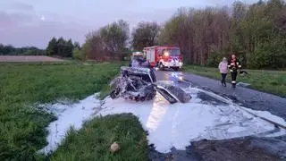 Wypadek w miejscowości Rudzienko