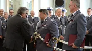 Zdzisław S. odbiera nominację generalską w Pałacu Prezydenckim, 22 lipca 2013 roku