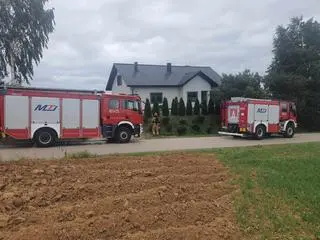 Wybuch w domu jednorodzinnym w Pokrzywnicy