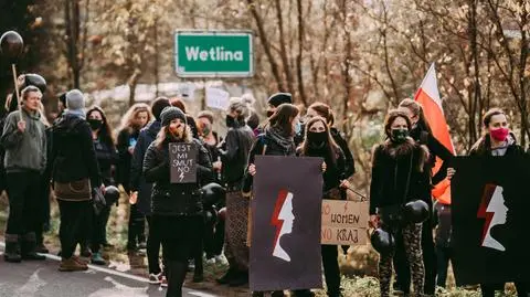 Protest kobiet w Bieszczadach (28.10.2020r.) 