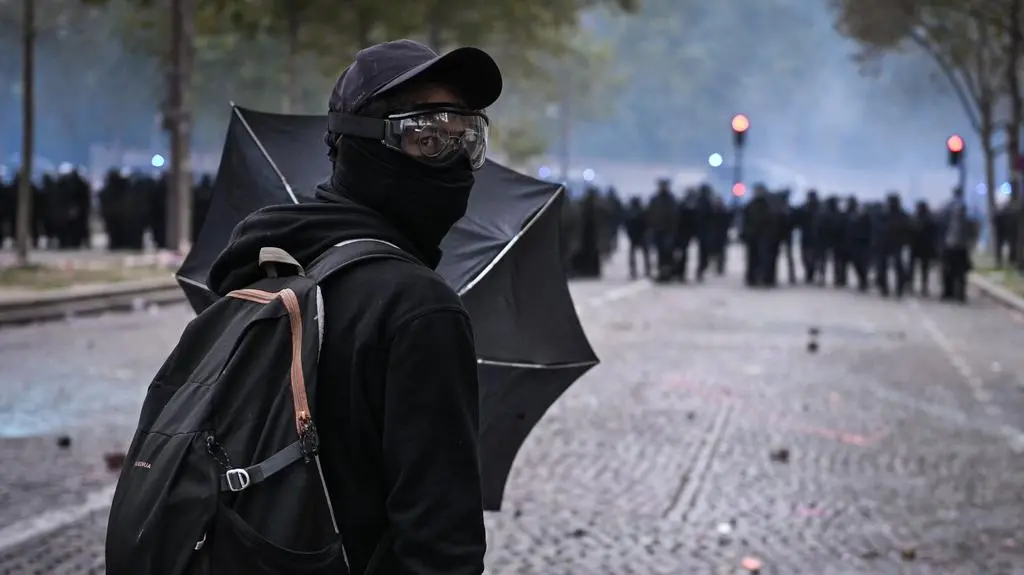 Protest we Francji
