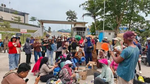 Protesty - Batam, Indonezja