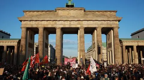Protesty przeciwko AfD w Berlinie