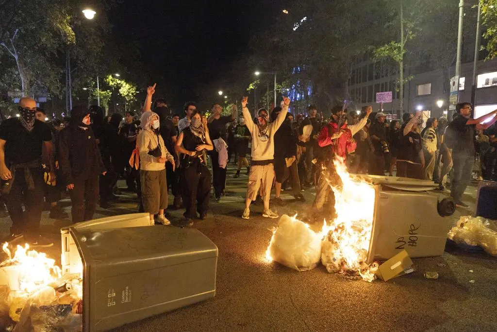 Protesty w Barcelonie