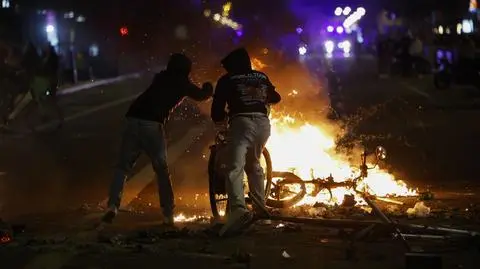 Protesty w Barcelonie