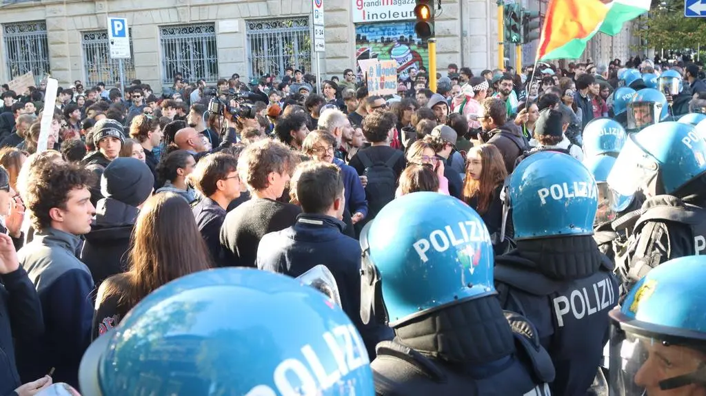 Protesty w Mediolanie