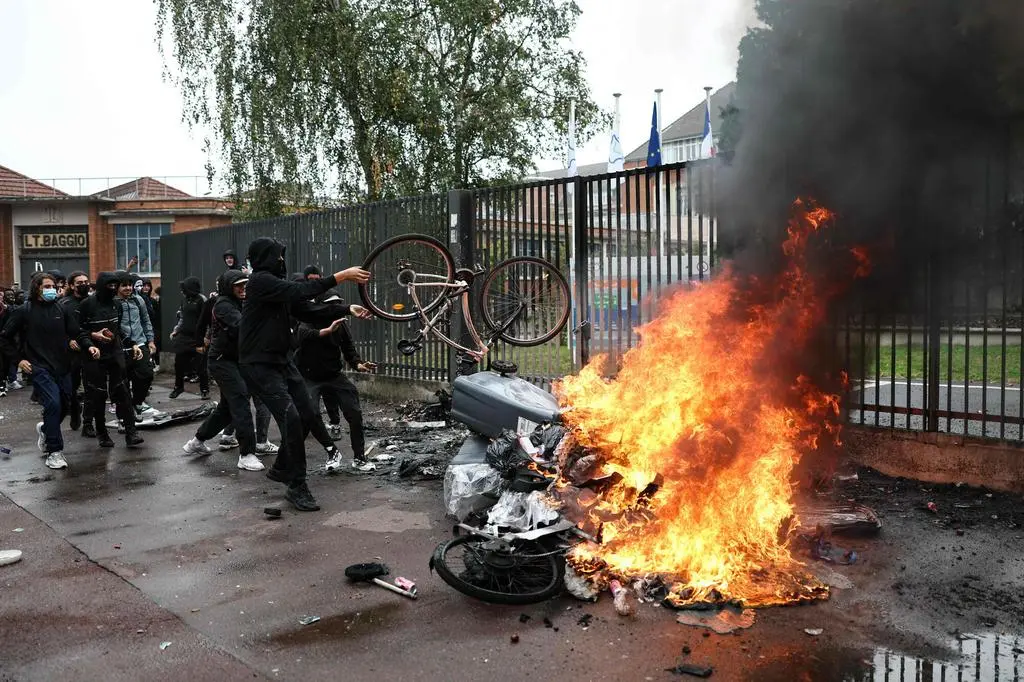 Protetst licealistów we Francji (29.09.2026)