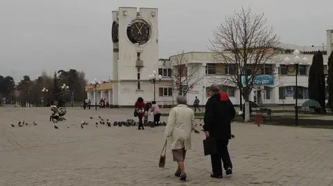 Codzienność w mieście Sławutycz 