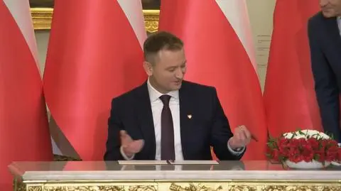 "To nie ty?". Zamieszanie i śmiechy podczas uroczystości w Pałacu Prezydenckim