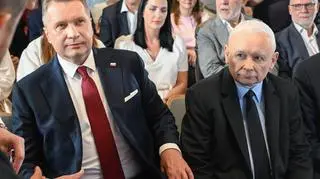 Pytanie o Morawieckiego. Kaczyński: to nas nie interesuje 
