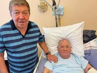 Michaił Gorbaczow w szpitalu.