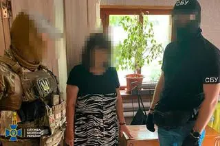Informatorka Rosjan zatrzymana przez funkcjonariuszy SBU 